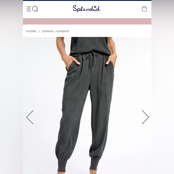 Splendid Pants - Zinnia Jogger in Charcoal by Splendid